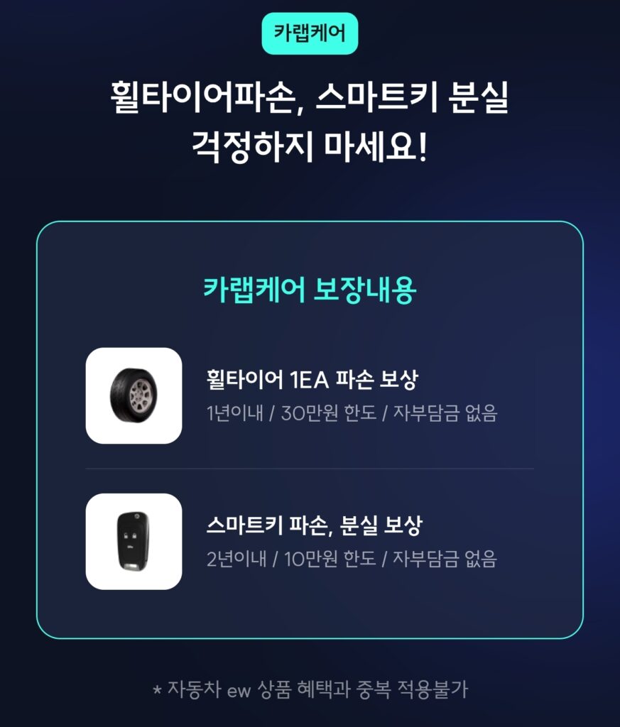 카랩케어 40만원 보장내용